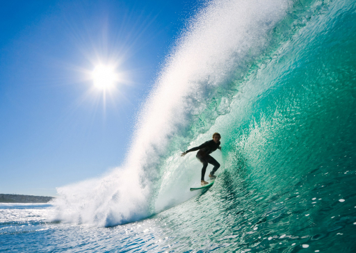 La manoeuvre reine du surf : le tube